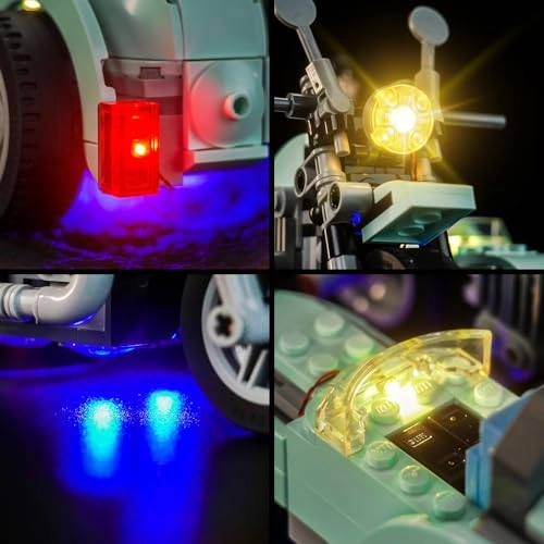 LED Light Set - Compatible with Lego 76443 USB Battery