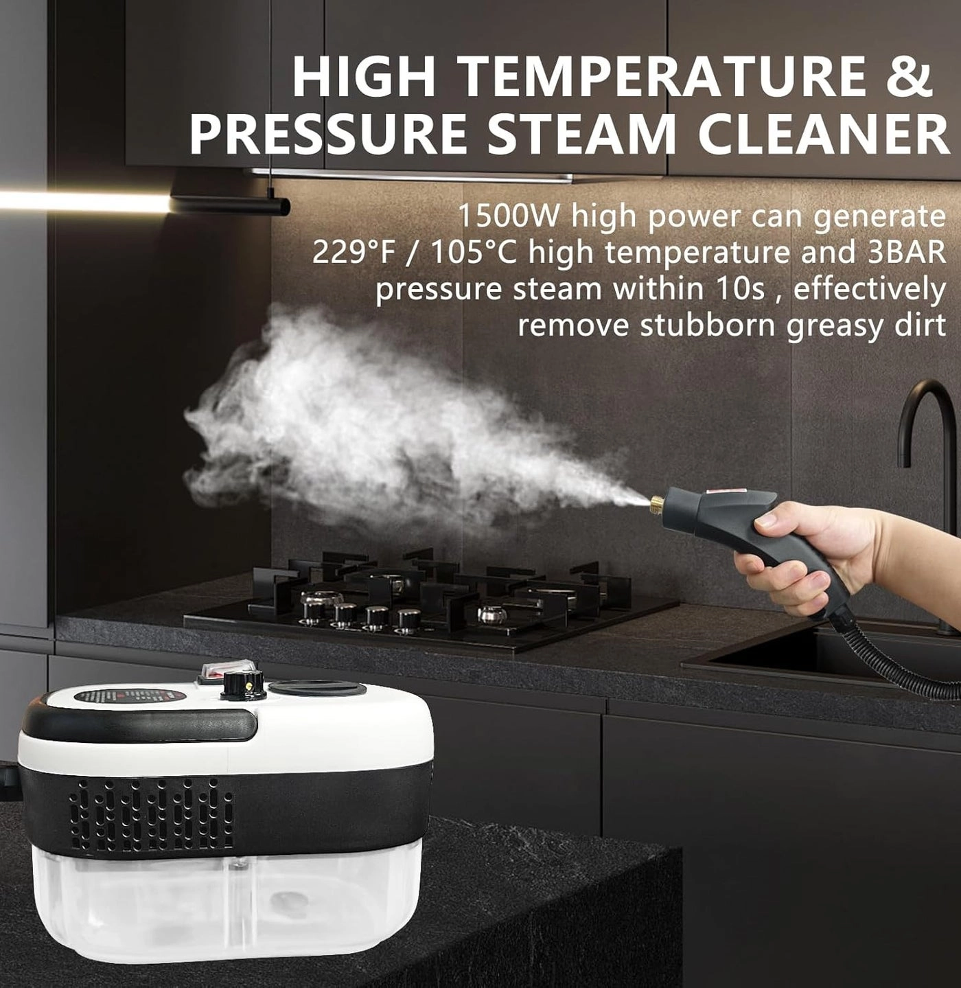 Portable Steam Cleaner - 1200ML