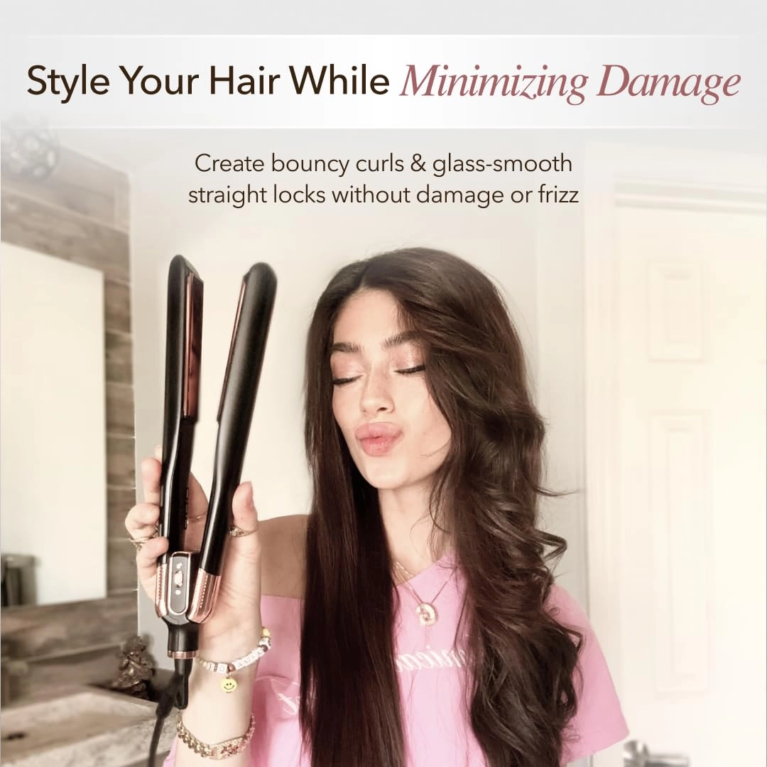 StyleQ - Flat Iron 12 Heat Settings Infrared
