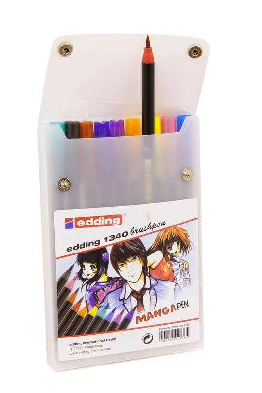 Edding 1340 - 10 Pieces Assorted Ink Color