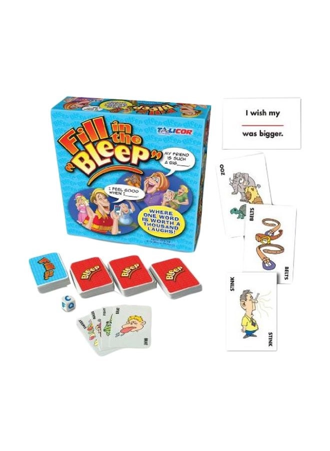 Talicor Fill In The Bleep - Card Game