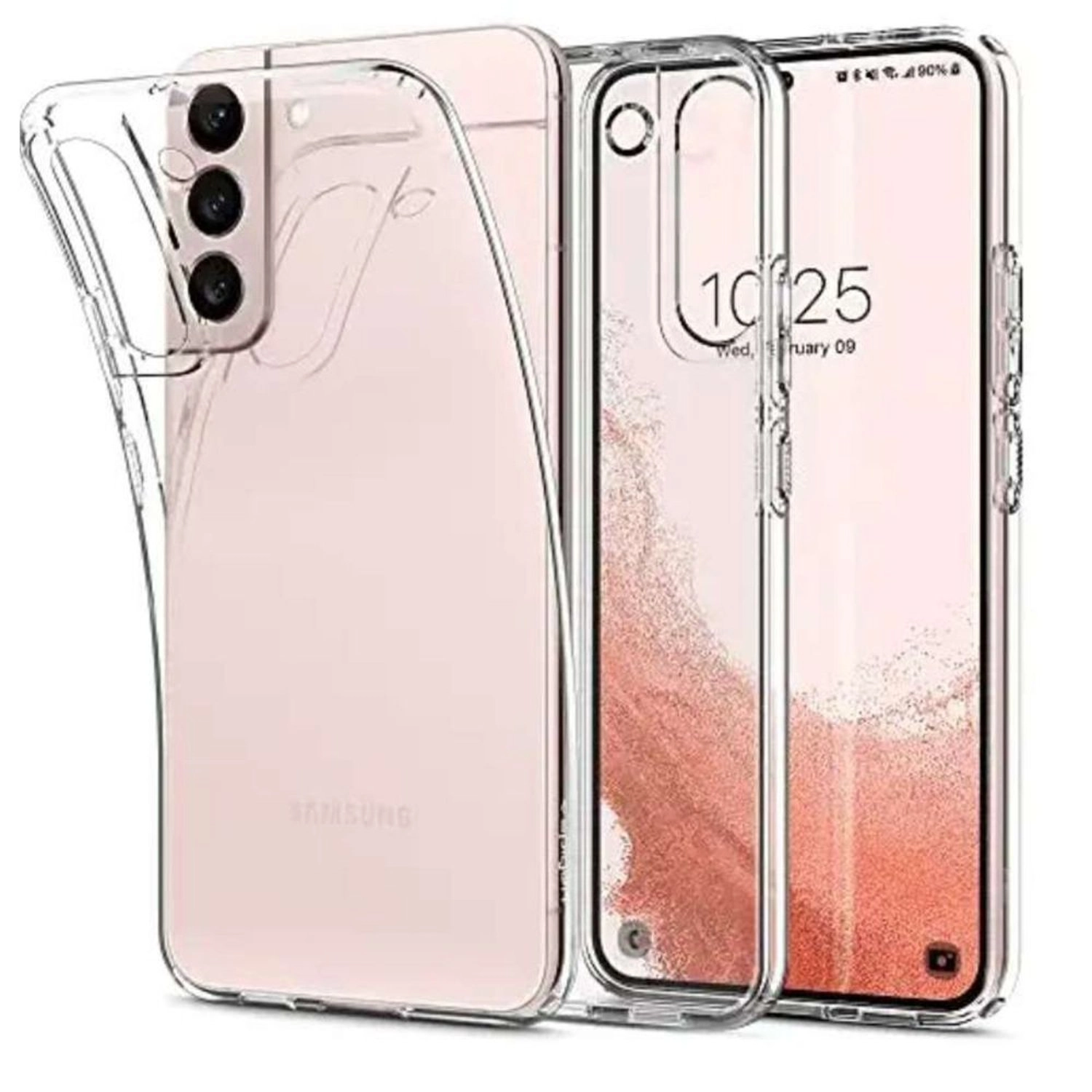 Case with Screen Protector Front And Back Case for Galaxy S22 Plus