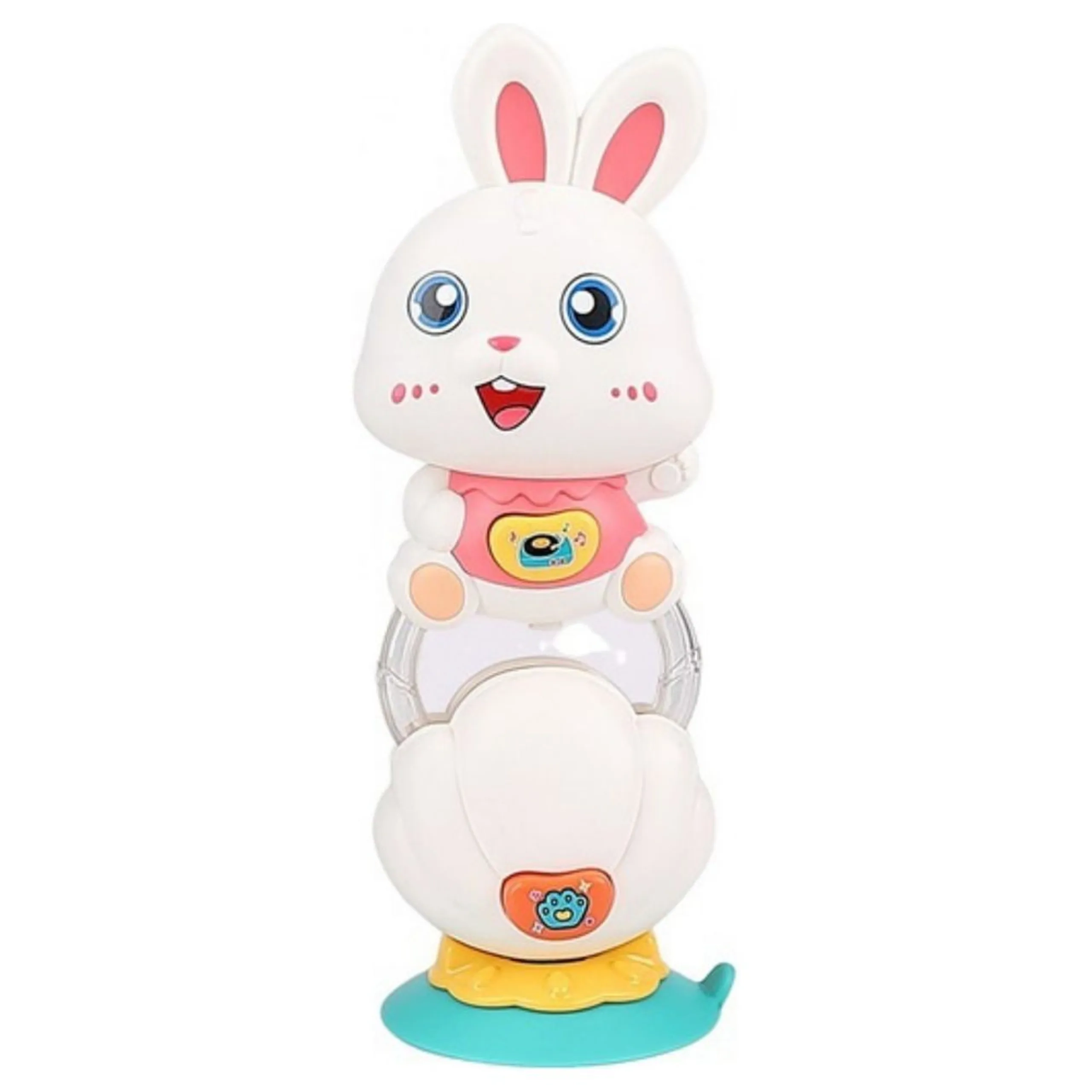 Stuffed Animal Rattle Bar Toy - 3 months Soft plush Rabbit