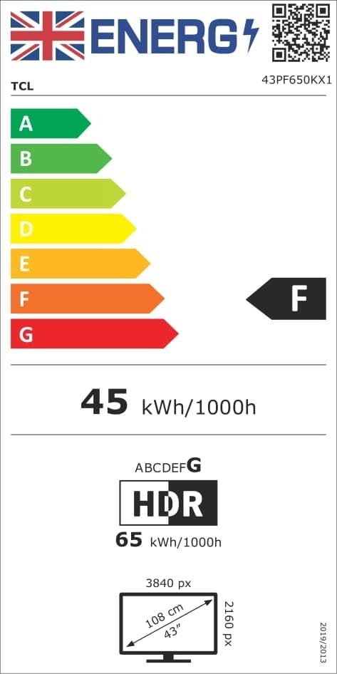 43PF650K - 43 Inch