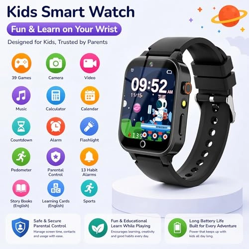 Smartwatch per Bambini - 1.54 Inches Acrylonitrile Butadiene Styrene (ABS)
