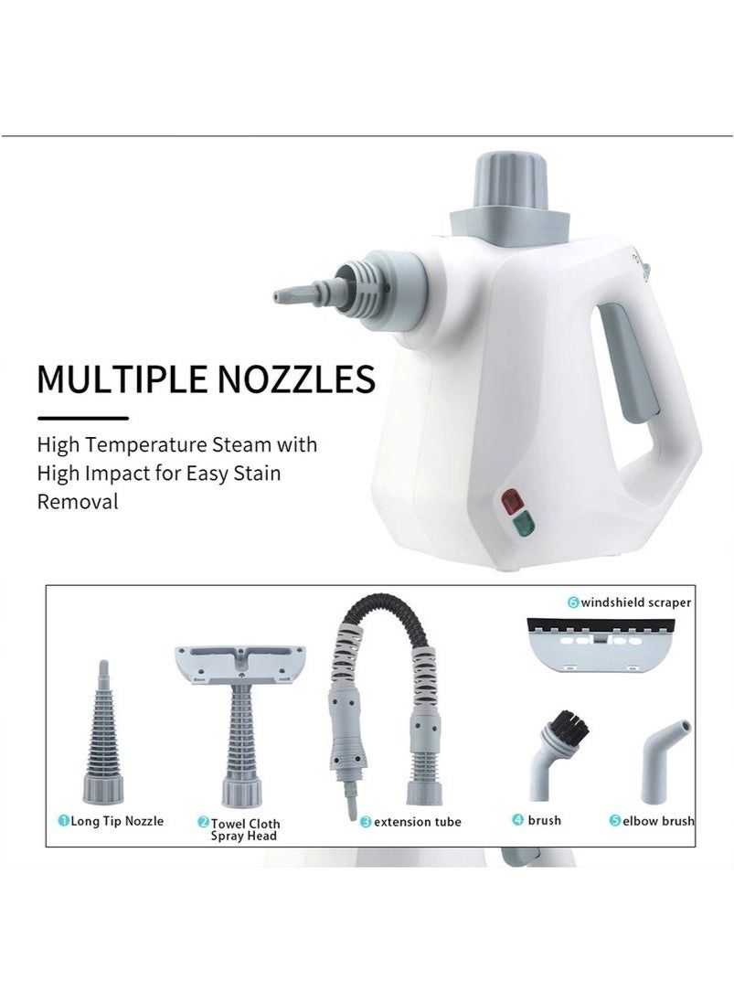Handheld Pressurized Steam Cleaner - 900-1050W 220°F-230°F