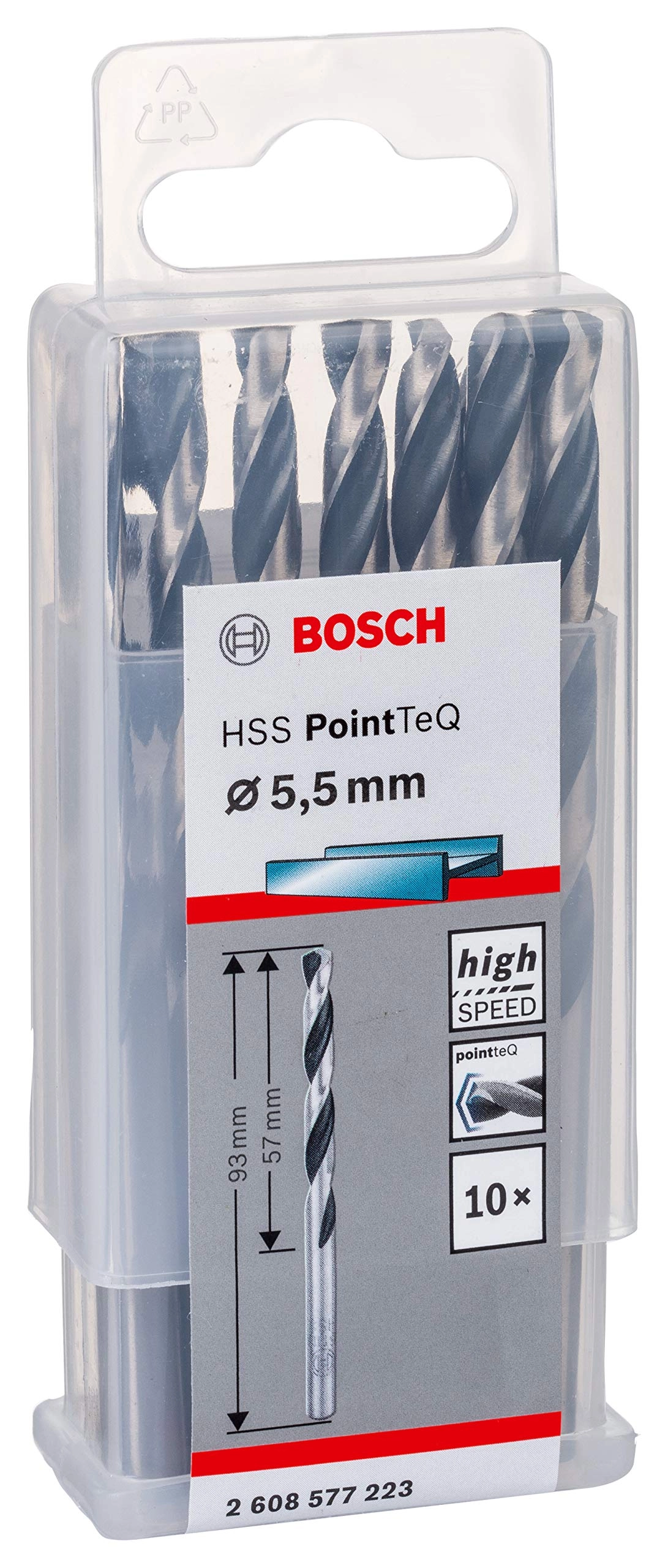 Drill Bits - HSS-Co 10 Piece Pack 5.5 mm