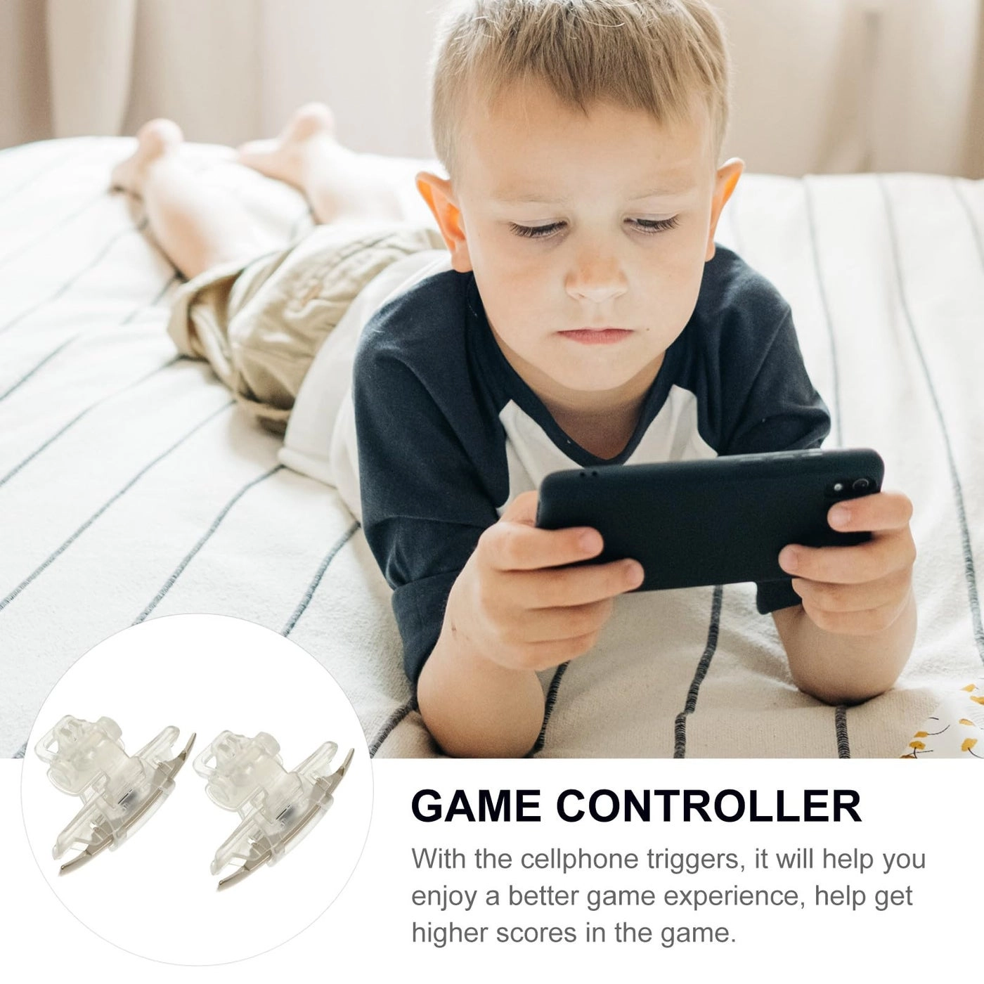 Mobile Game Controller Trigger Handle - Wireless