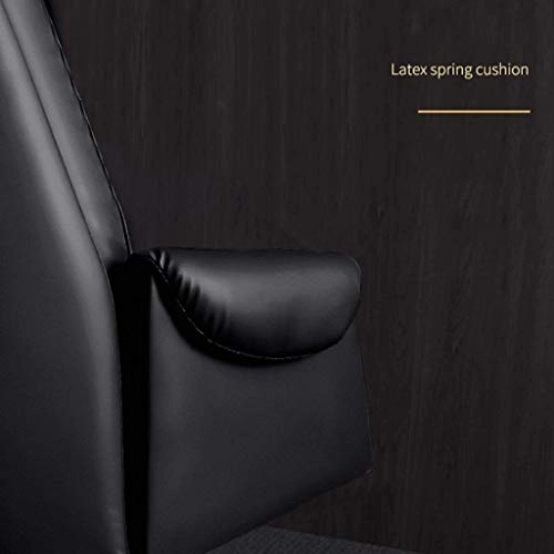 Desk Chair - PU Leather Brown High Back