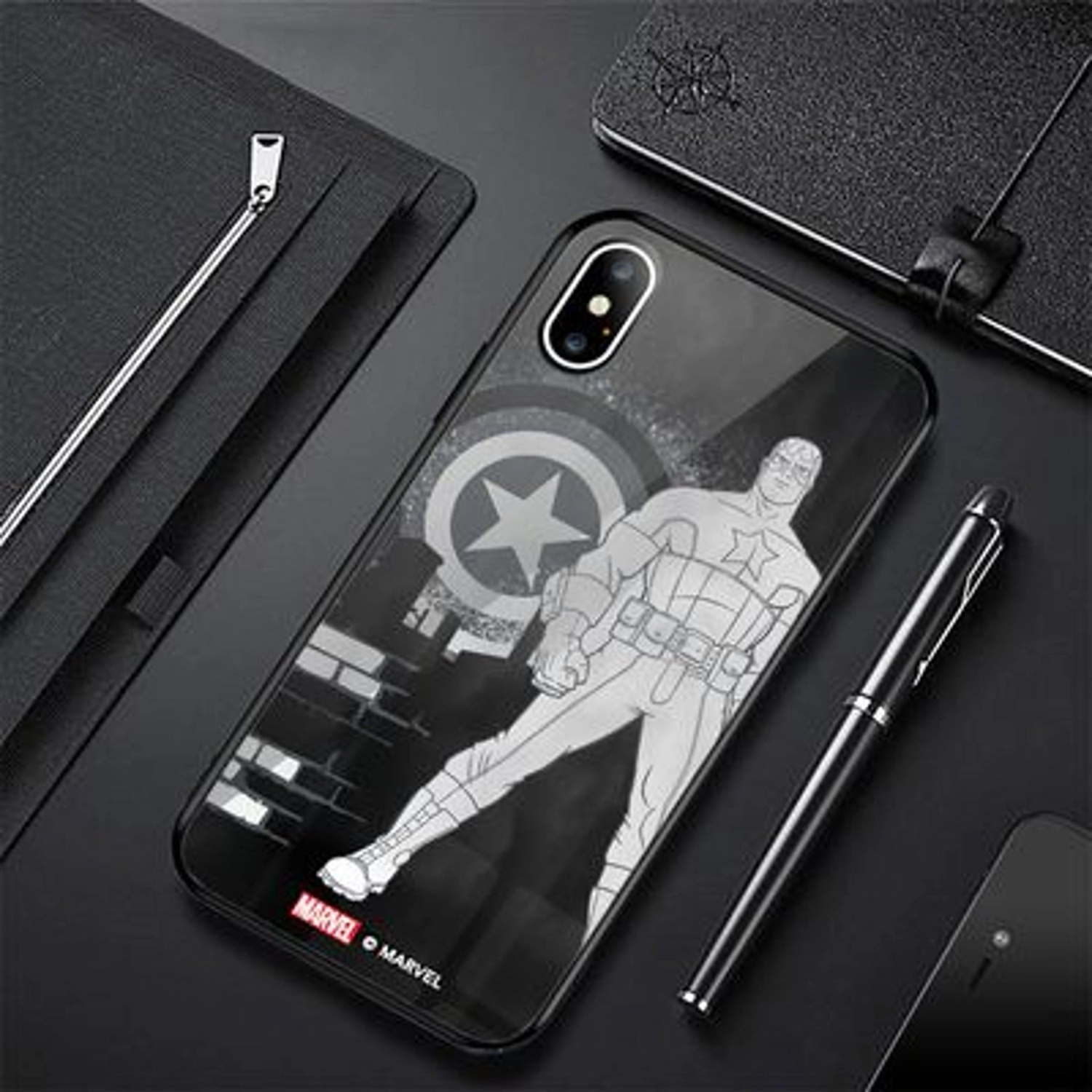 Captain America Soldier Back Case for iPhone Xs Max