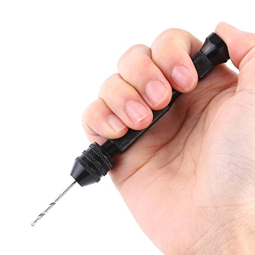 Hand Twist Drill - 0.3-3.6mm Chuck 10 High Speed Steel Bits