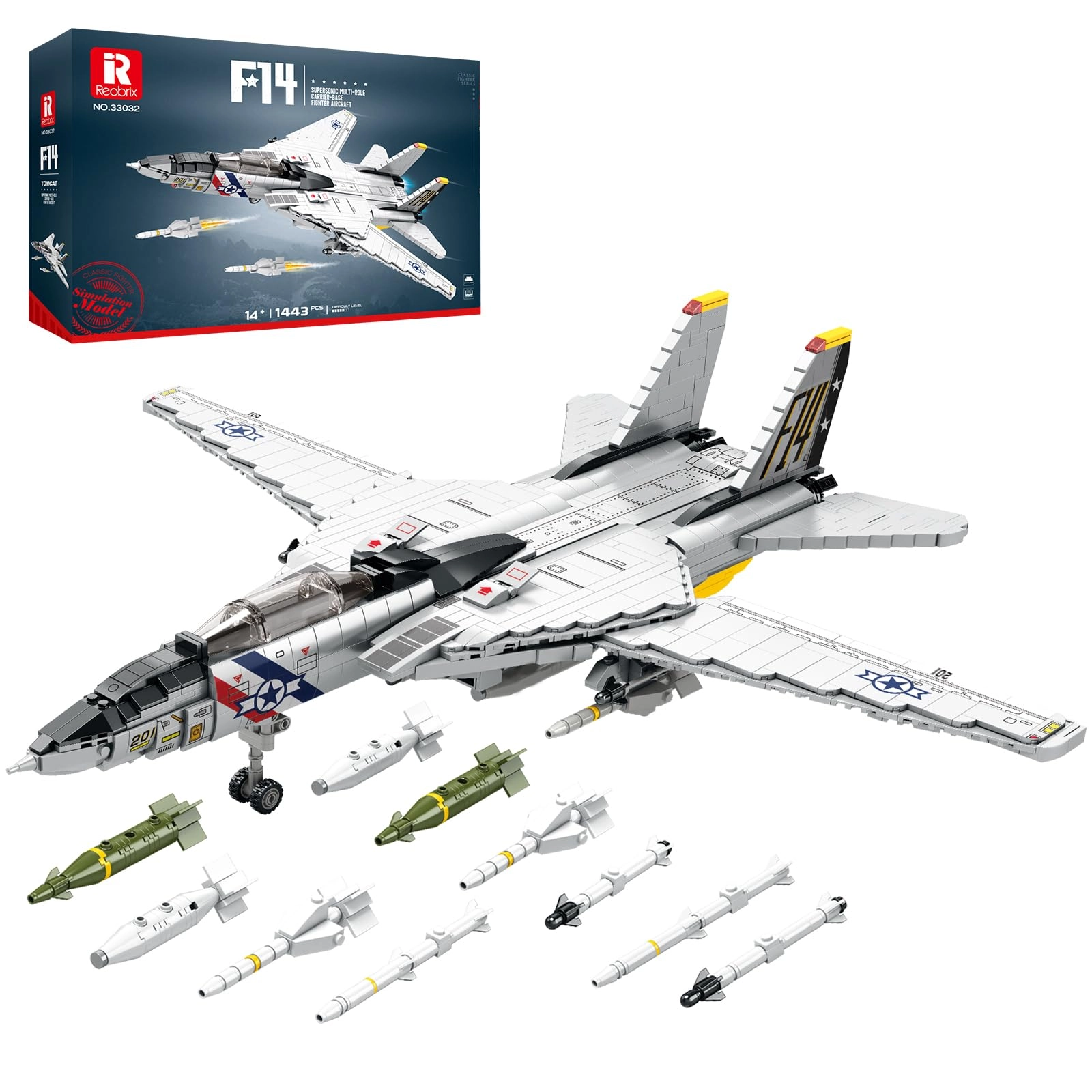 Reobrix F-14 Tomcat - 1443 pcs