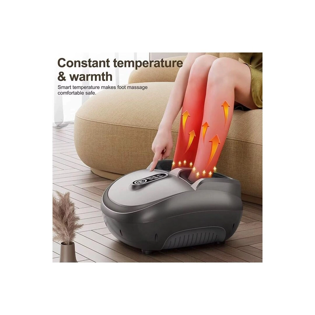 Electric Foot & Calf Massager - Heat Therapy Smart Temp Control Leg Compression Massage