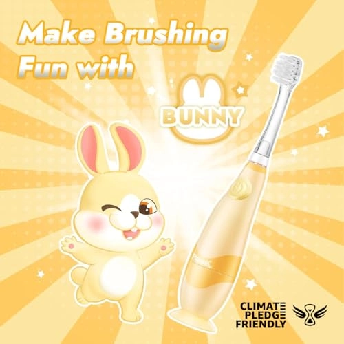 Toddler Sonic Electric Toothbrush - Ages 1-3 Years 2 Brush Heads