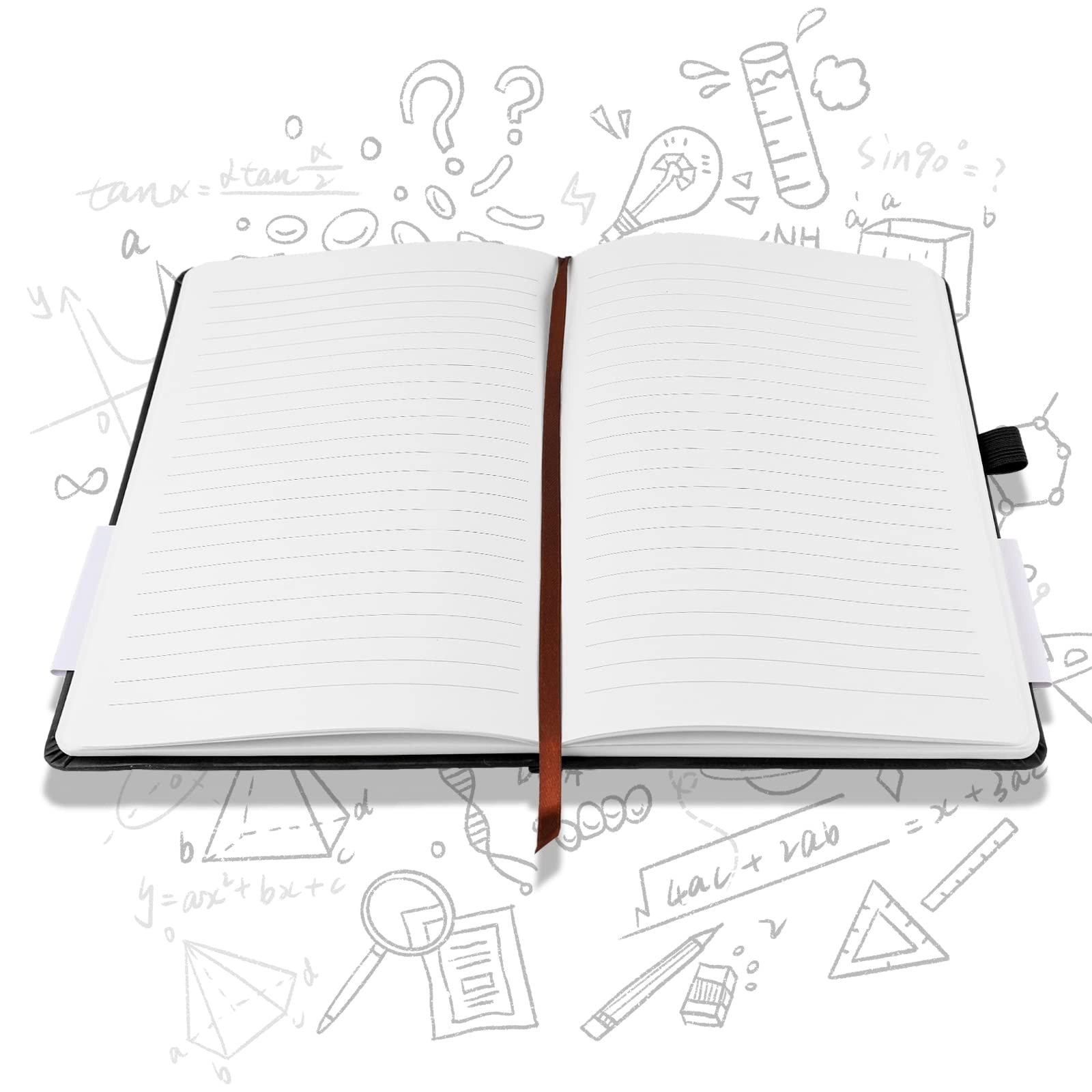 Notebook A5 Hardcover - Lined 200 Pages
