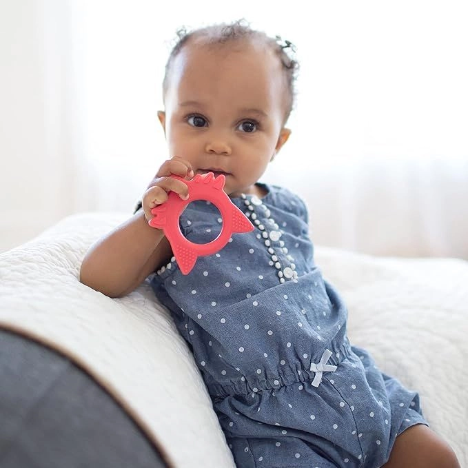 Flexees Friends Fox Teether - 100% silicone