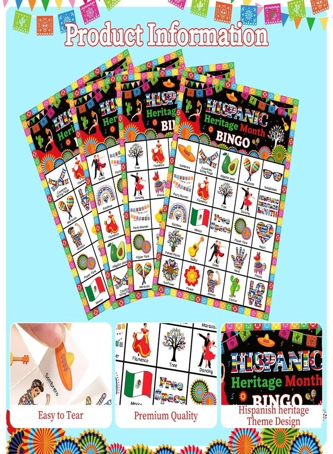 Hispanic Heritage Month Bingo - Spanish Adult 35 Pcs