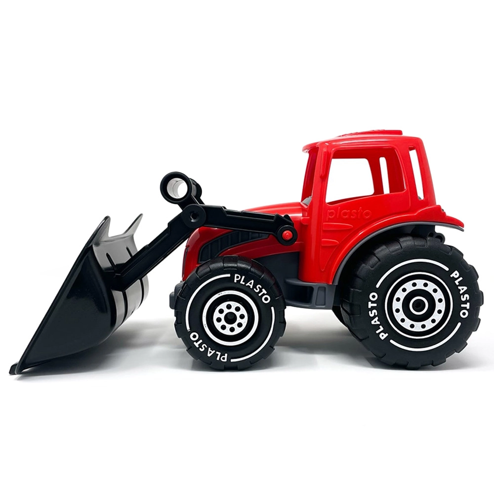 Tractor With Frontloader - 32 cm Red
