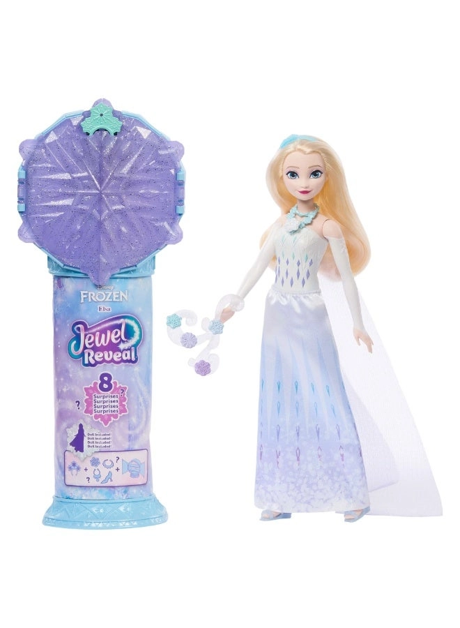 Elsa Fashion Doll - 8 Surprises Snowflake Gem Box