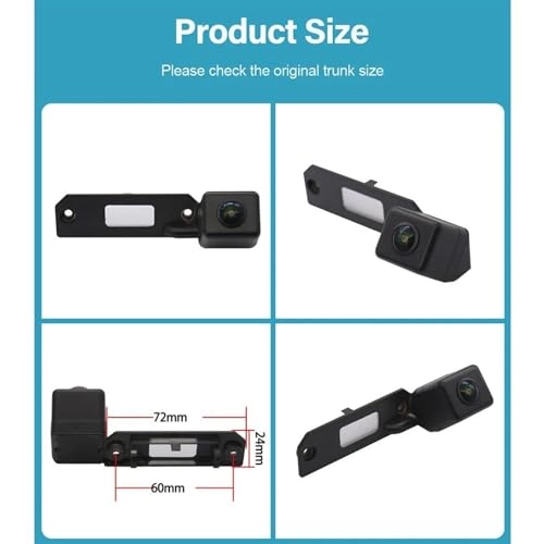 Car Backup Camera - Night vision 6M video cable 720x540