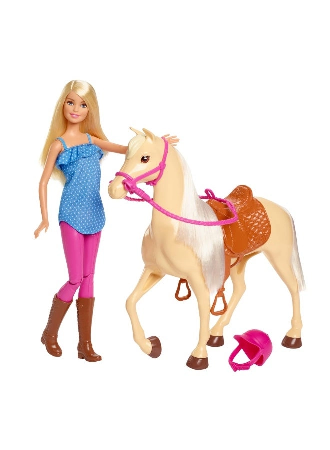 Groom 'n Care Horses Playset - 11.5 in Doll 20+ Accessories Ages 3+