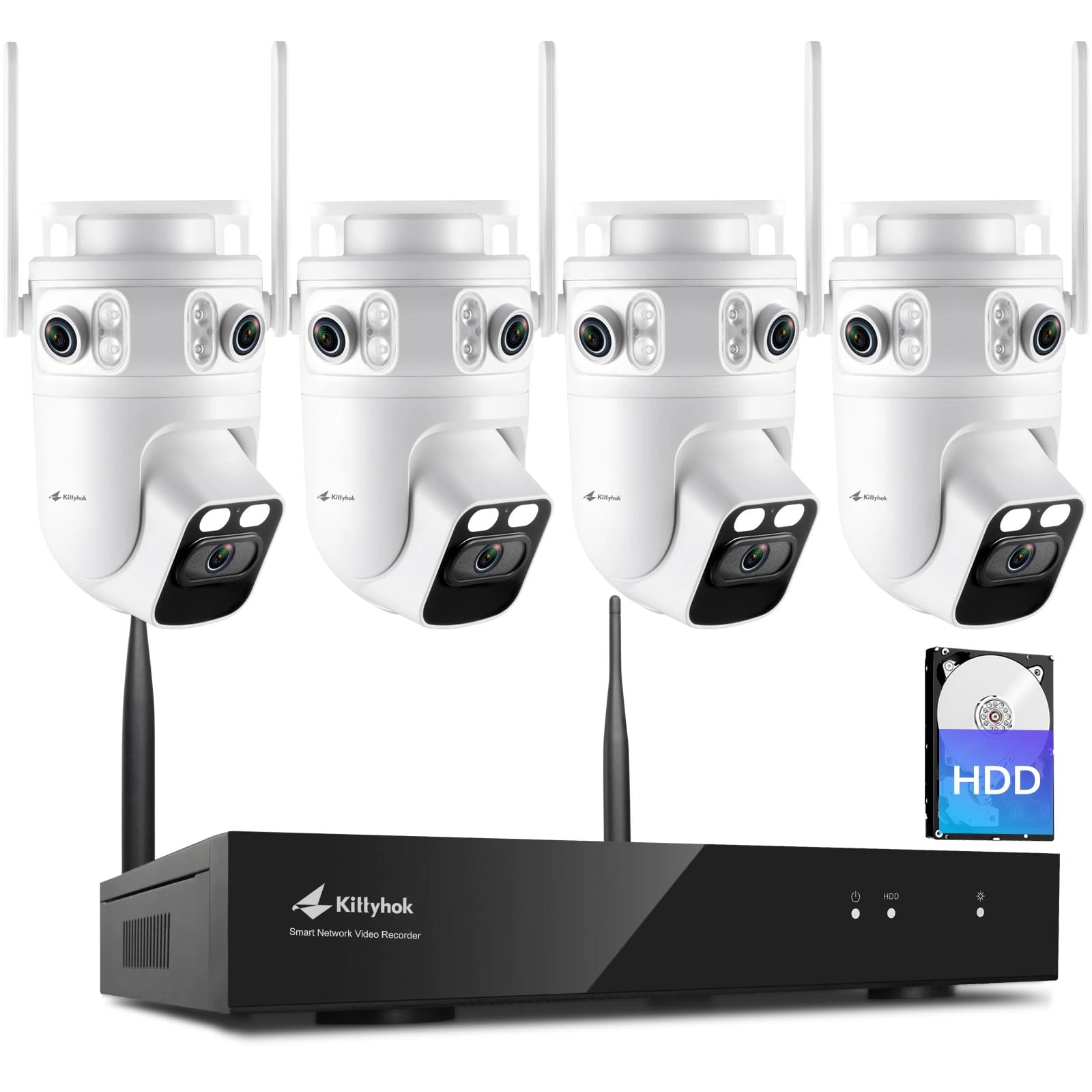 Kittyhok Home Security Camera System 2K