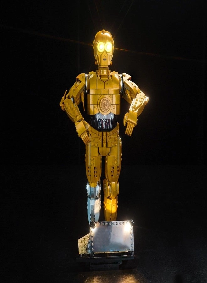 BrickBling LED Light - Compatible with Lego C-3PO 75398 Classic Version Light