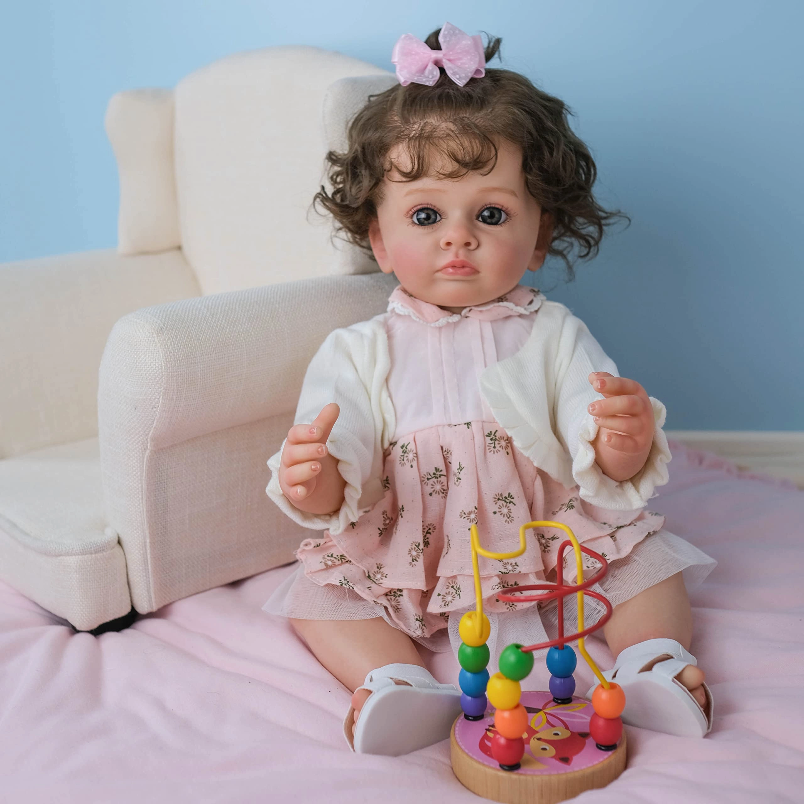 Enjoy with Love Reborn Baby Doll - 55 cm Full Body Silicone