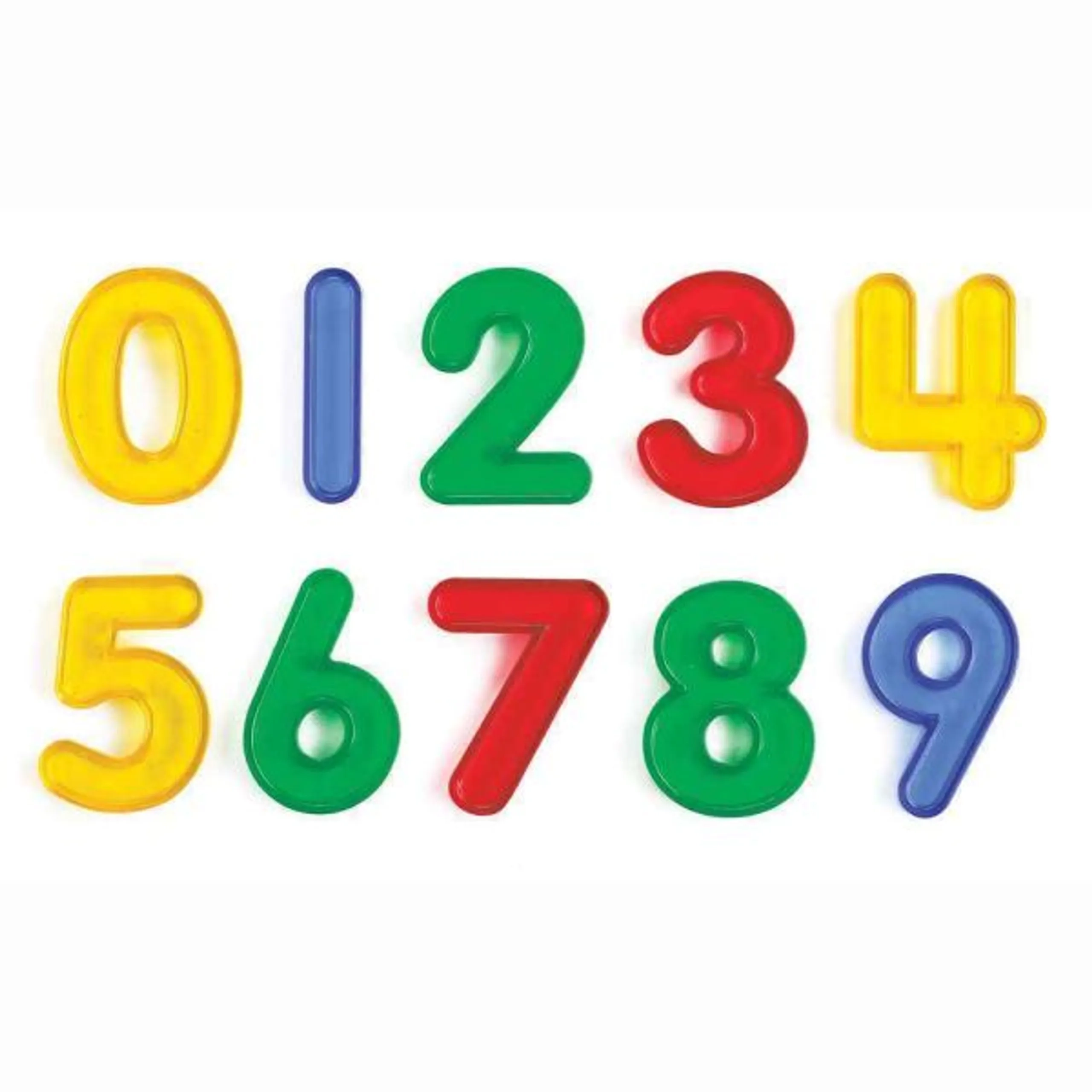 edxeducation Translucent Number Set - Suitable for 3 years & above 40 Pcs