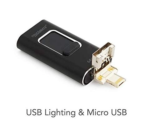 4 in 1 USB Flash Drive - Lightning Micro-USB Type-C 128 GB