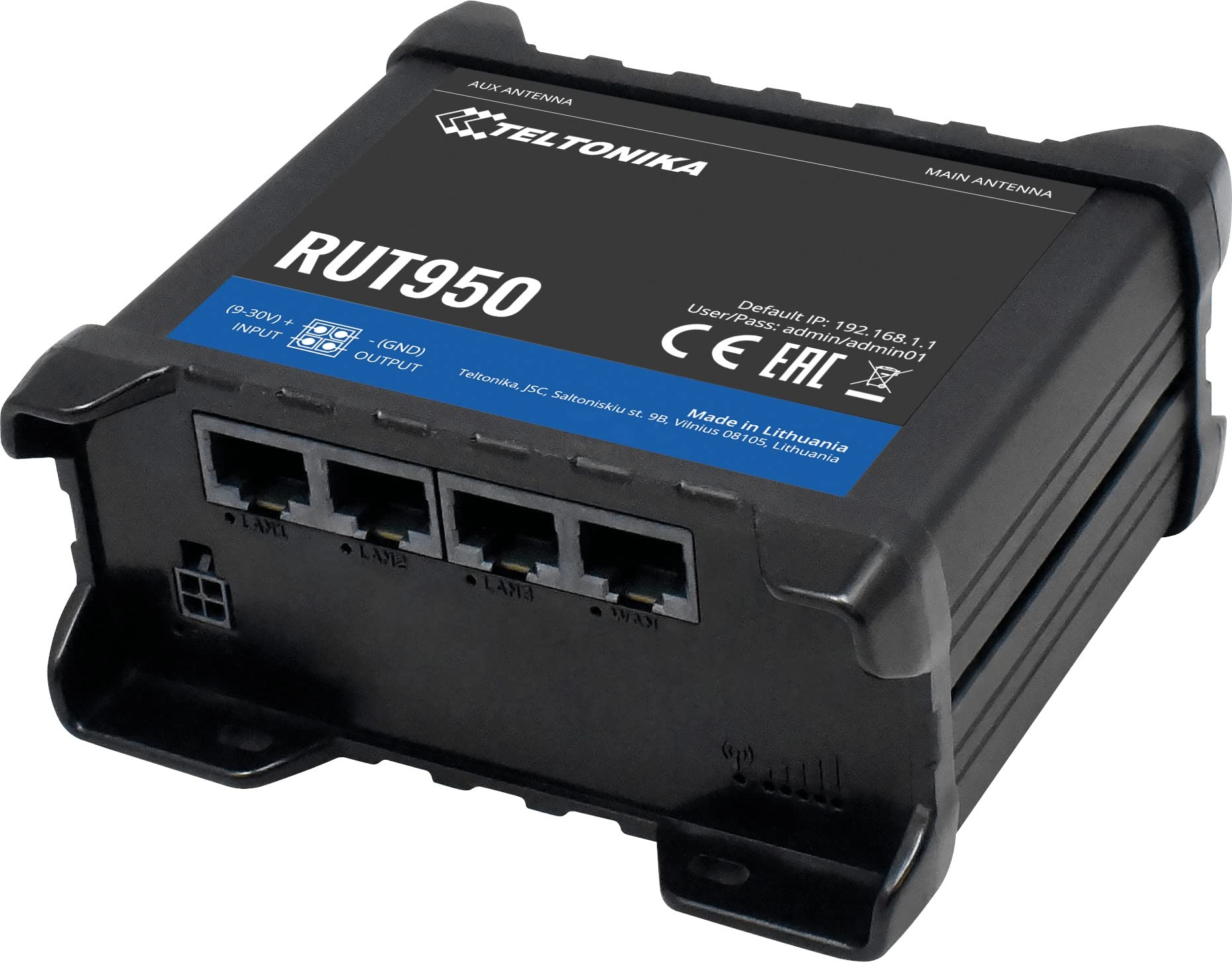Teltonika RUT950 - 4G 3G 2G IEEE 802.11b/g/n 150 Mbps