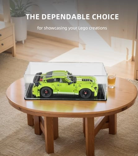 Acrylic Display Case for LEGO 42138 Ford Mustang Shelby GT500