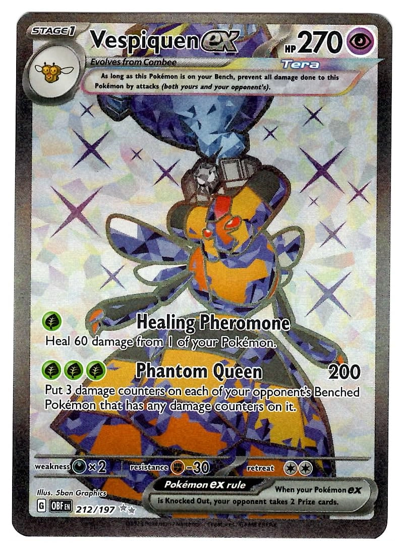 Pokémon Vespiquen ex 212/197