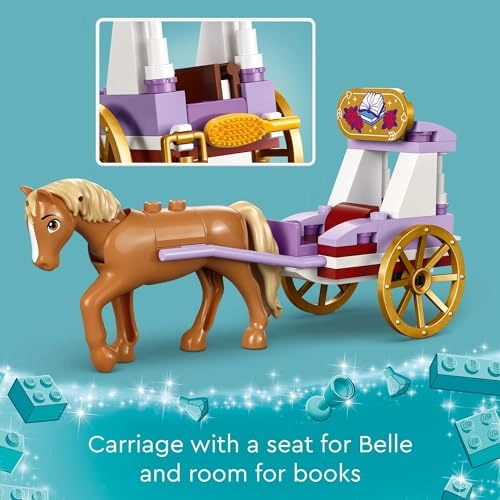 Belle’s Storytime Horse Carriage (43233) - Belle mini-doll Philippe horse