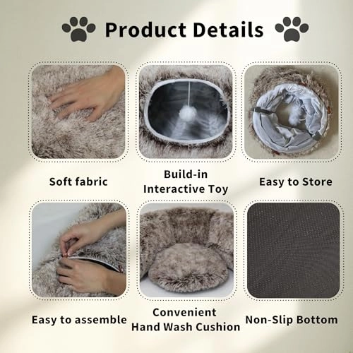 Cat001-3 - 85.1L x 85.1W x 17.8H centimeters Polyester