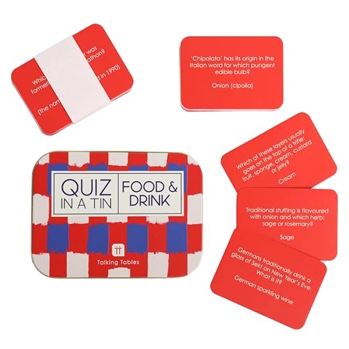 Food and Drink Quiz - Christmas 100 double-sided cards