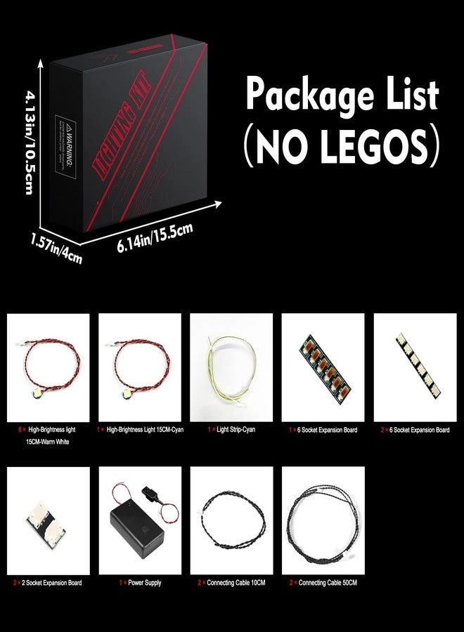 Lego LED Lighting Compatible with Concorde 10318