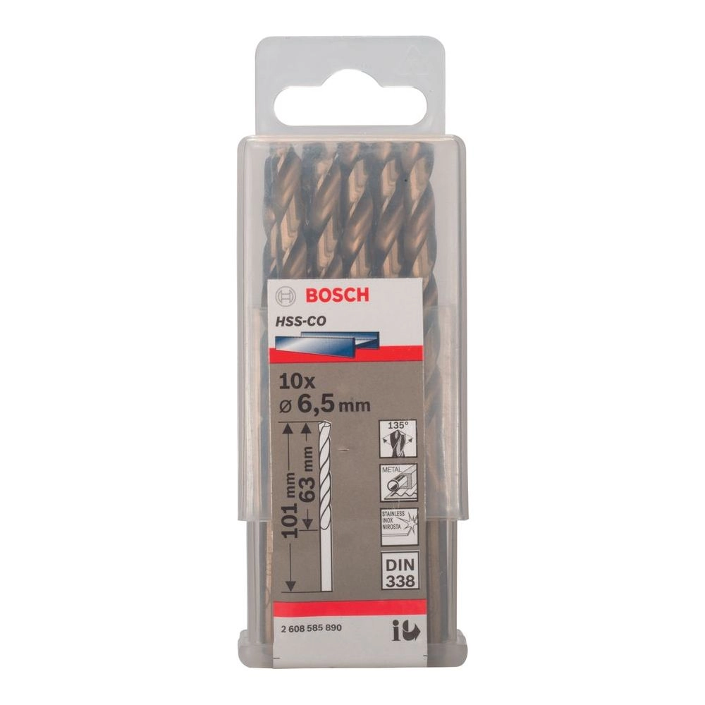 Bosch 2608585890 - HSS-Co 10 piece(s) 6.5 millimeter