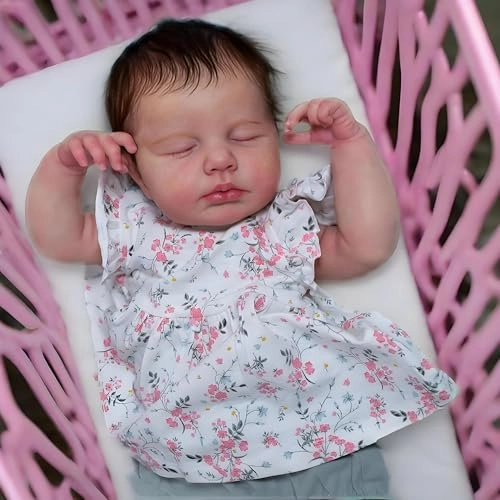 Loulou Reborn Baby Doll - 20 inch Full Body Vinyl Girl Ages 3+