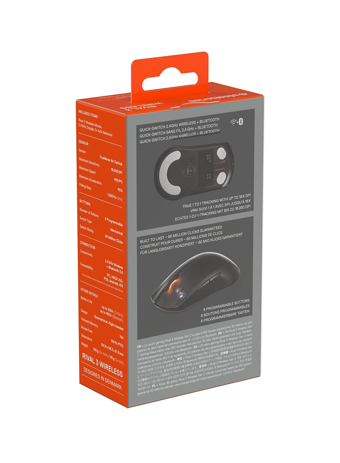 Rival 3 Gen 2 Gaming Mouse - Wireless