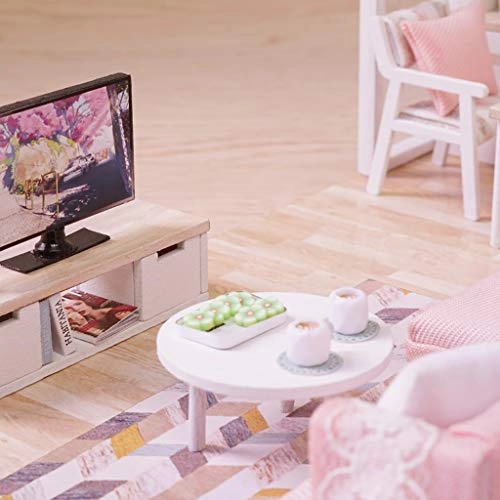 Miniature Dollhouse Kit - With Light 3D Wooden