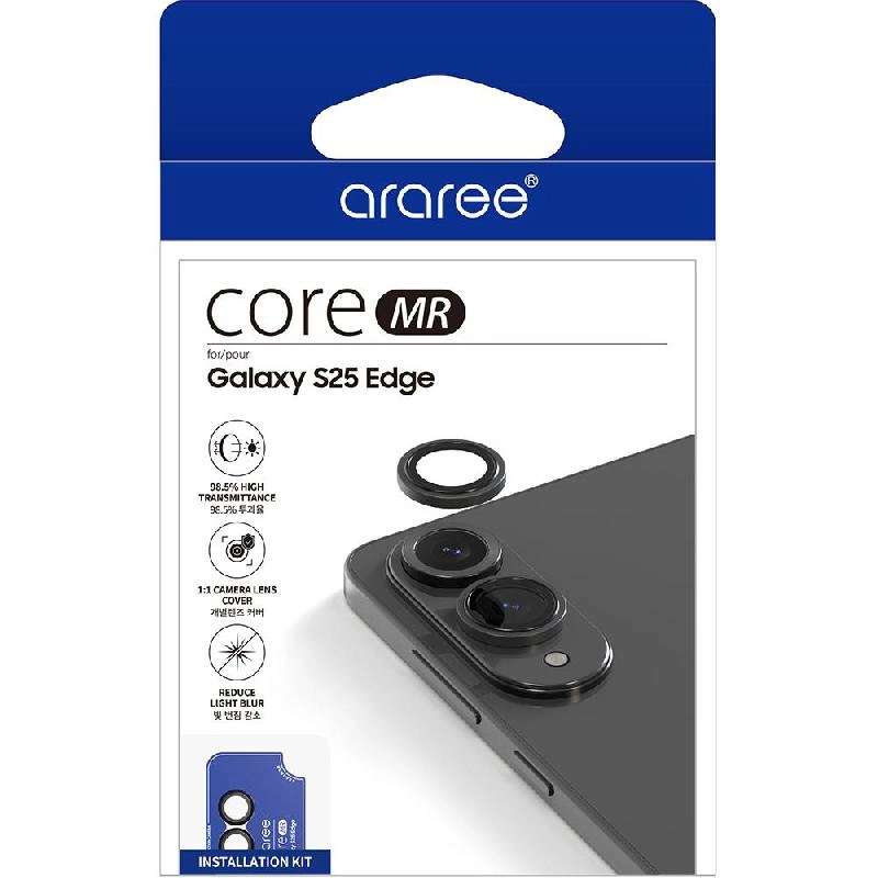 Privacy Aluminum Metal Frame Screen Protector for Samsung Galaxy S25 Edge