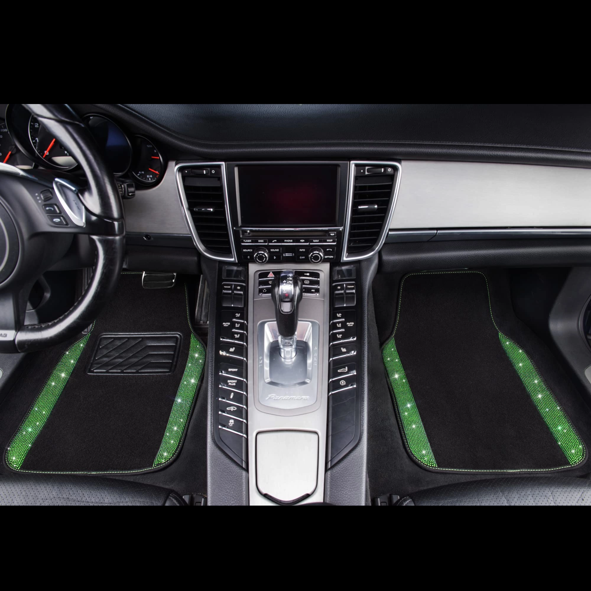 Bling Diamond Car Mats - 4.0 Count Universal Fit
