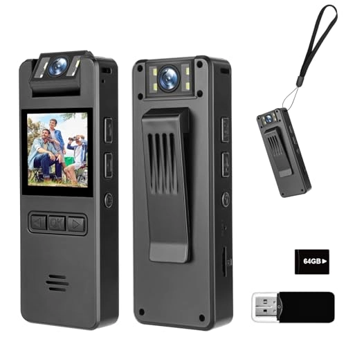 Mini Body Camera - 1080P 64GB