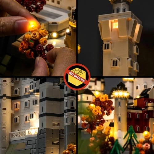 Touch Dimmer Switch LED Light Set - 21063 Compatible 3 Lights