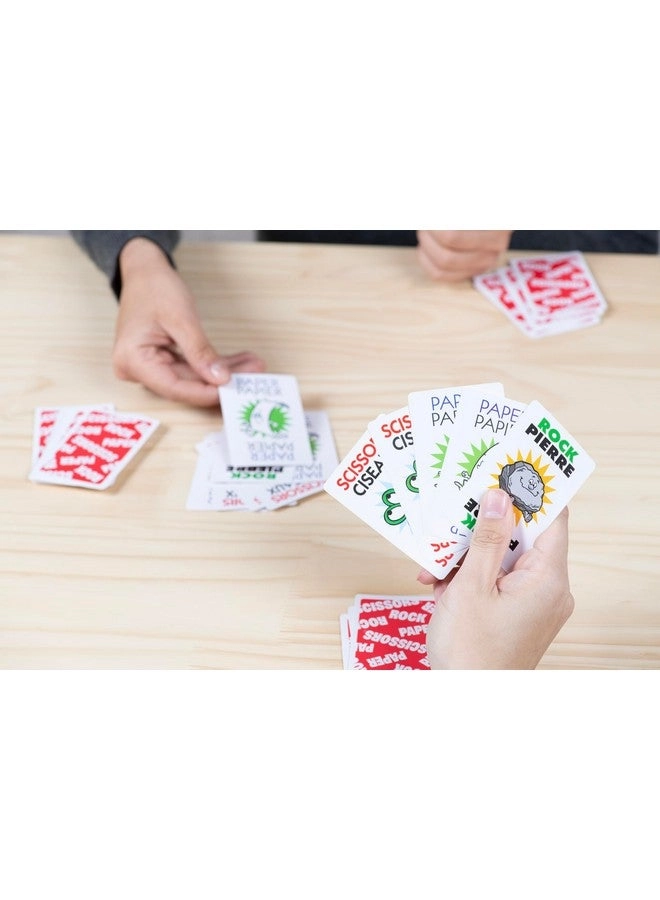 Rock Paper Scissors Card Game - Bilingual