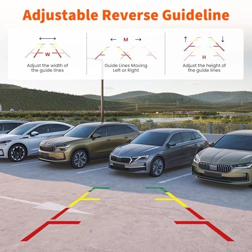 AHD Wireless Rear View Camera IPS-Monitor - Night Vision 720P