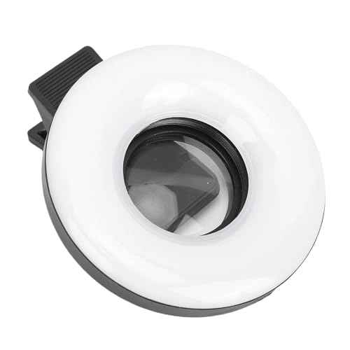 LED Phone Ring Light - 15X Macro Lens 28 LED