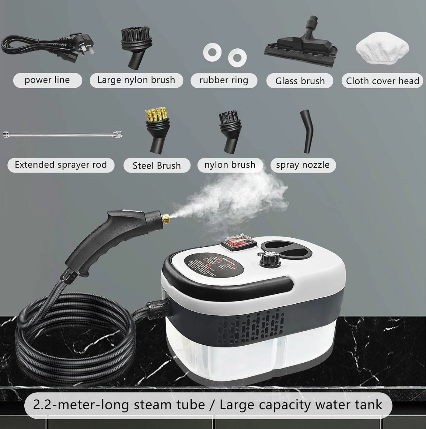 Portable Steam Cleaner - 1200ML