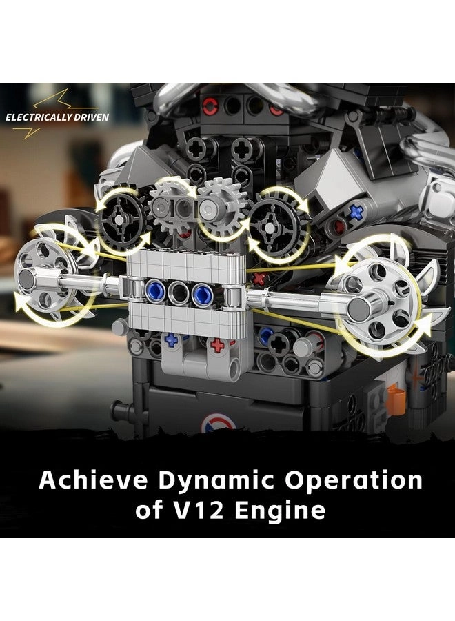 V12 Engine - 12-Cylinder Model Kit